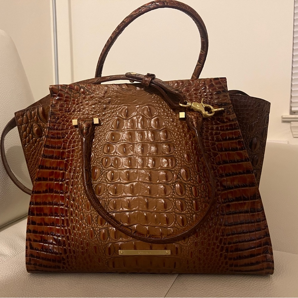 Brahmin Melbourne Collection Priscilla satchel in excellent condition - Picture 8 of 12